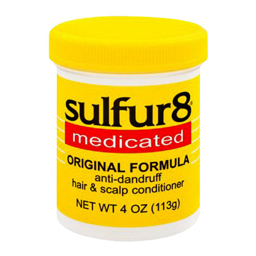 Sulfur 8 Medicated Anti-Dandruff Hair And Scalp Conditioner, Original Formula - 4 Oz